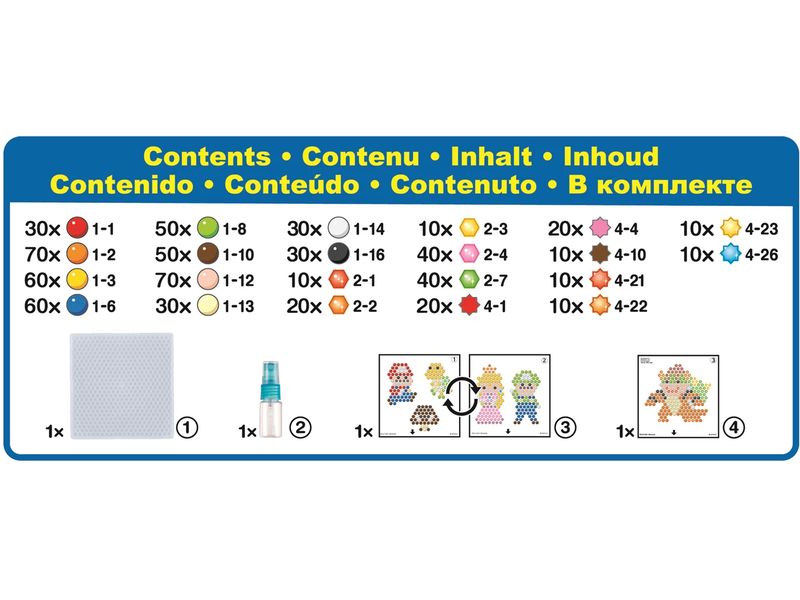 Aquabeads Bastelset Aquabeads Super Mario Sternperlen Bastel-Set