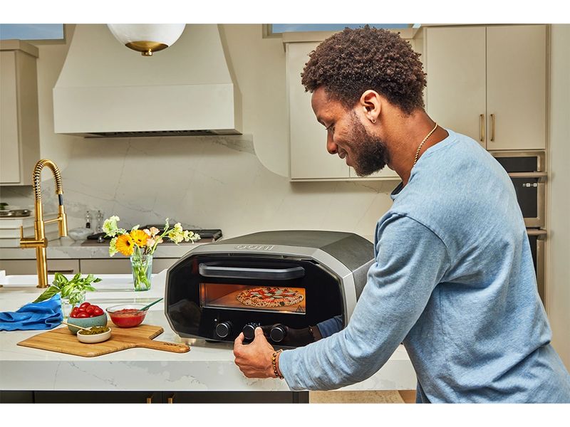 Ooni Pizza Ovens Pizzaofen Volt 12 / schwarz Elektrischer Pizzaofen