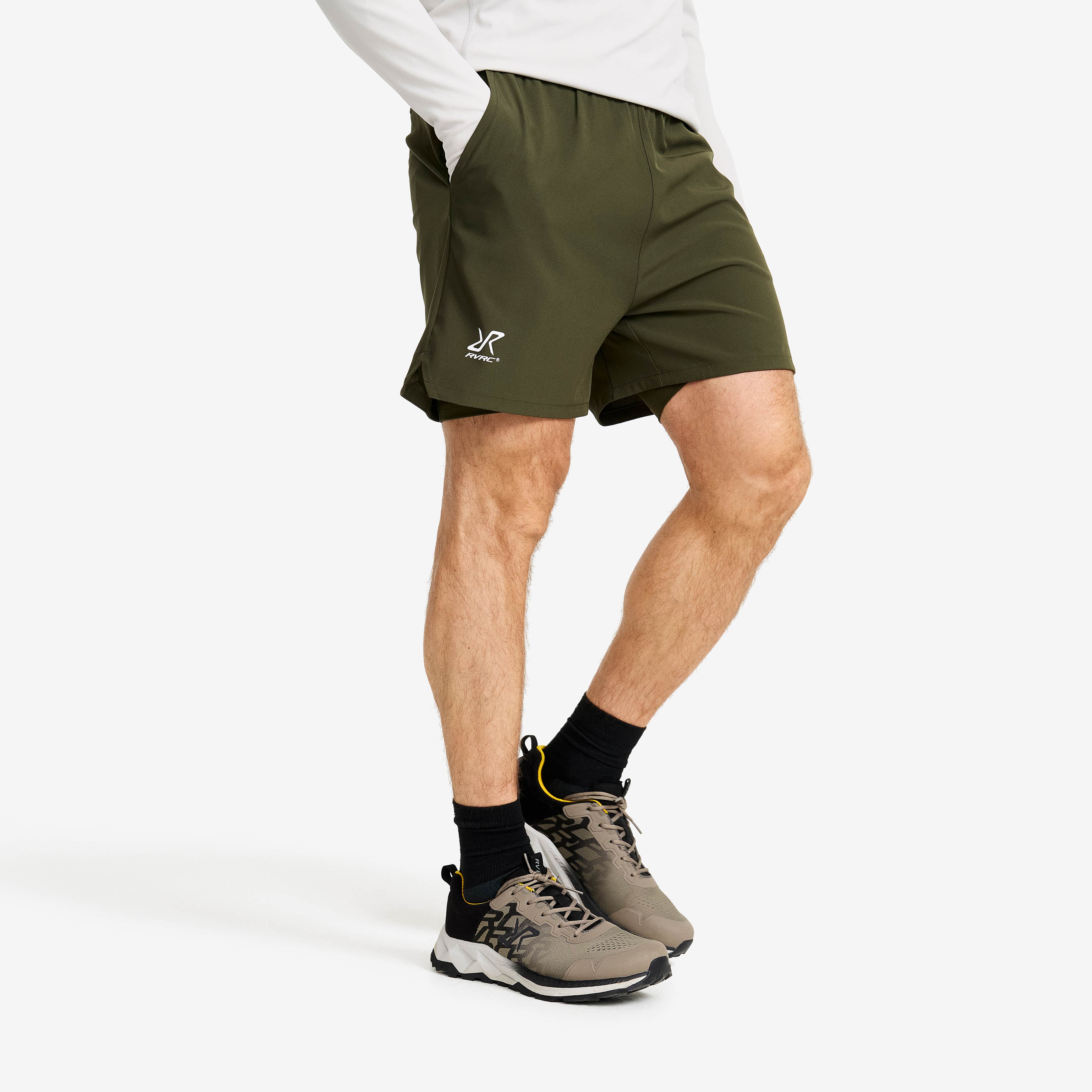 Rise 2-in-1 Shorts Herre Forest Night