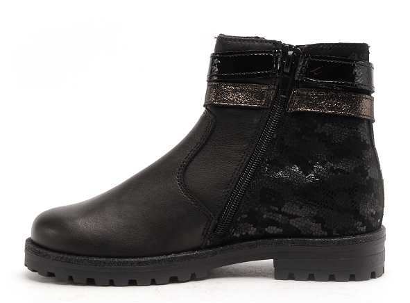 Bopy boots bottine enfant smile noir