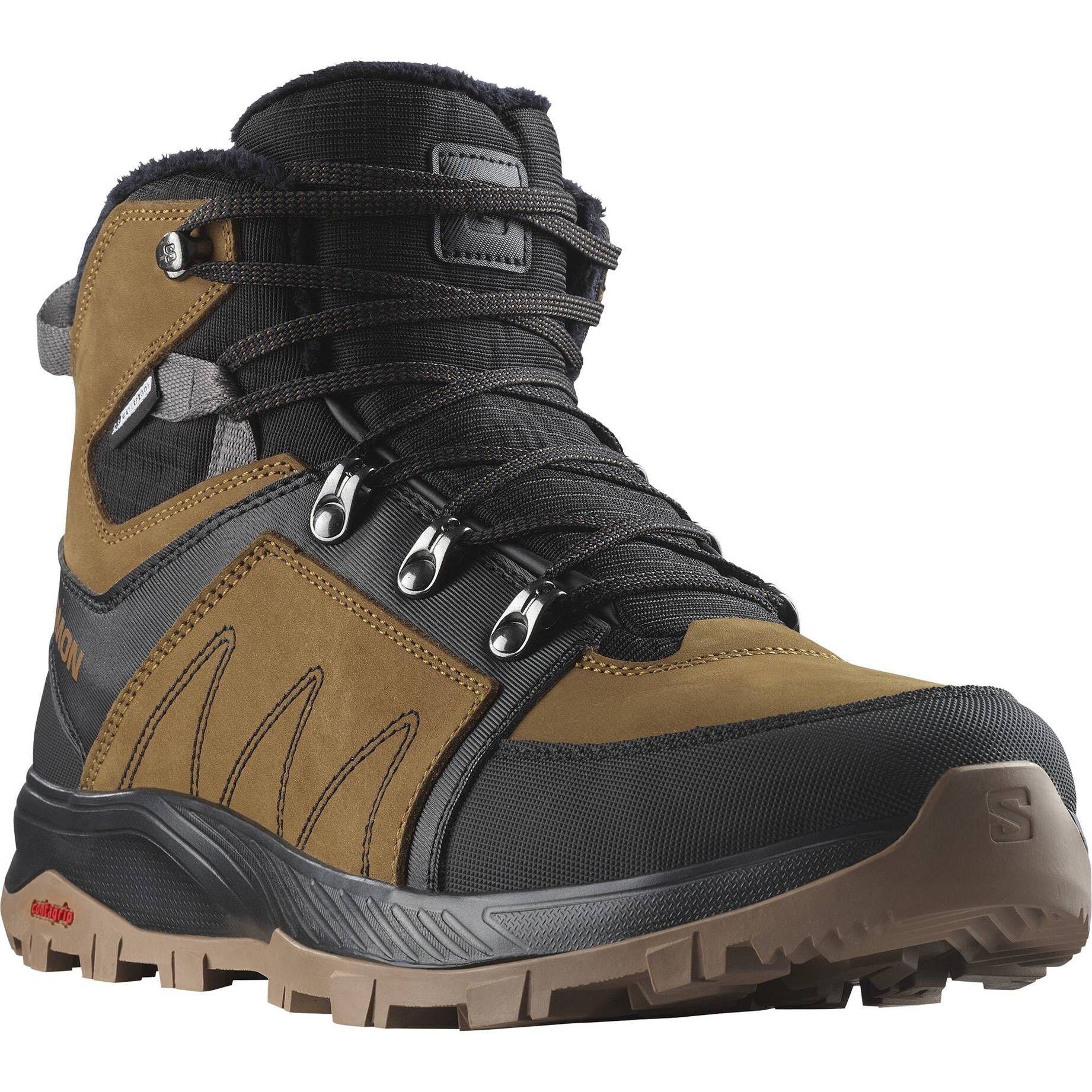 Salomon| Herren Wanderschuhe OUTCHILL wasserdicht mit Nubukleder