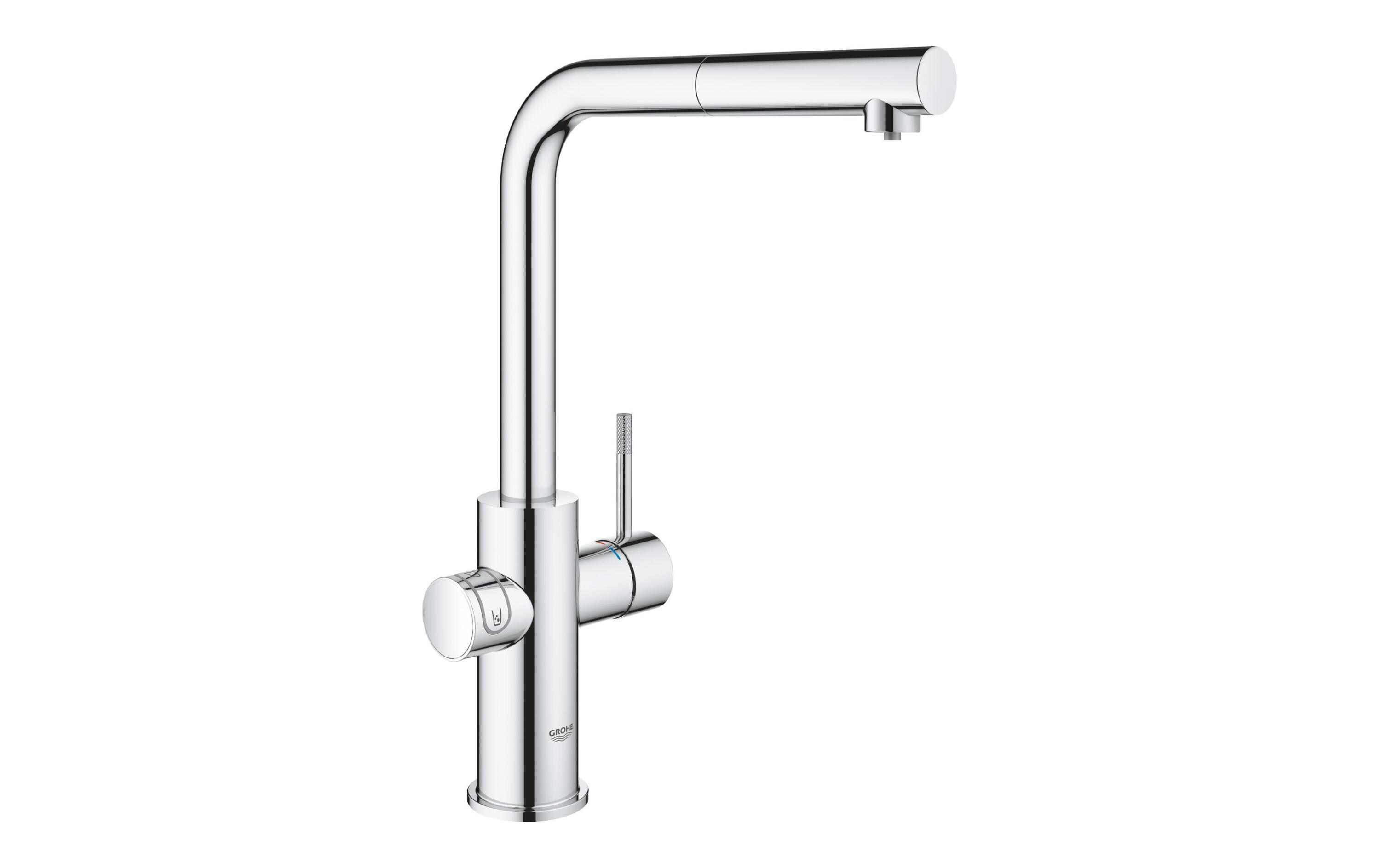 Küchenarmatur Blue Home L-Auslauf, Starter Kit, Chrom<br>Die frischste Wasserquellen