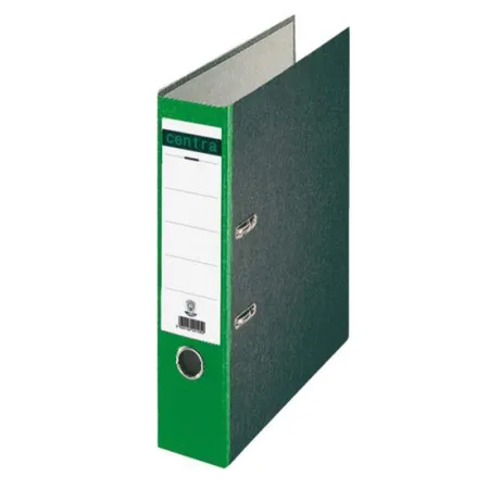 Centra Ordner Standard, mit Farbrücken, mit Schlitzen, A4, breit, grün