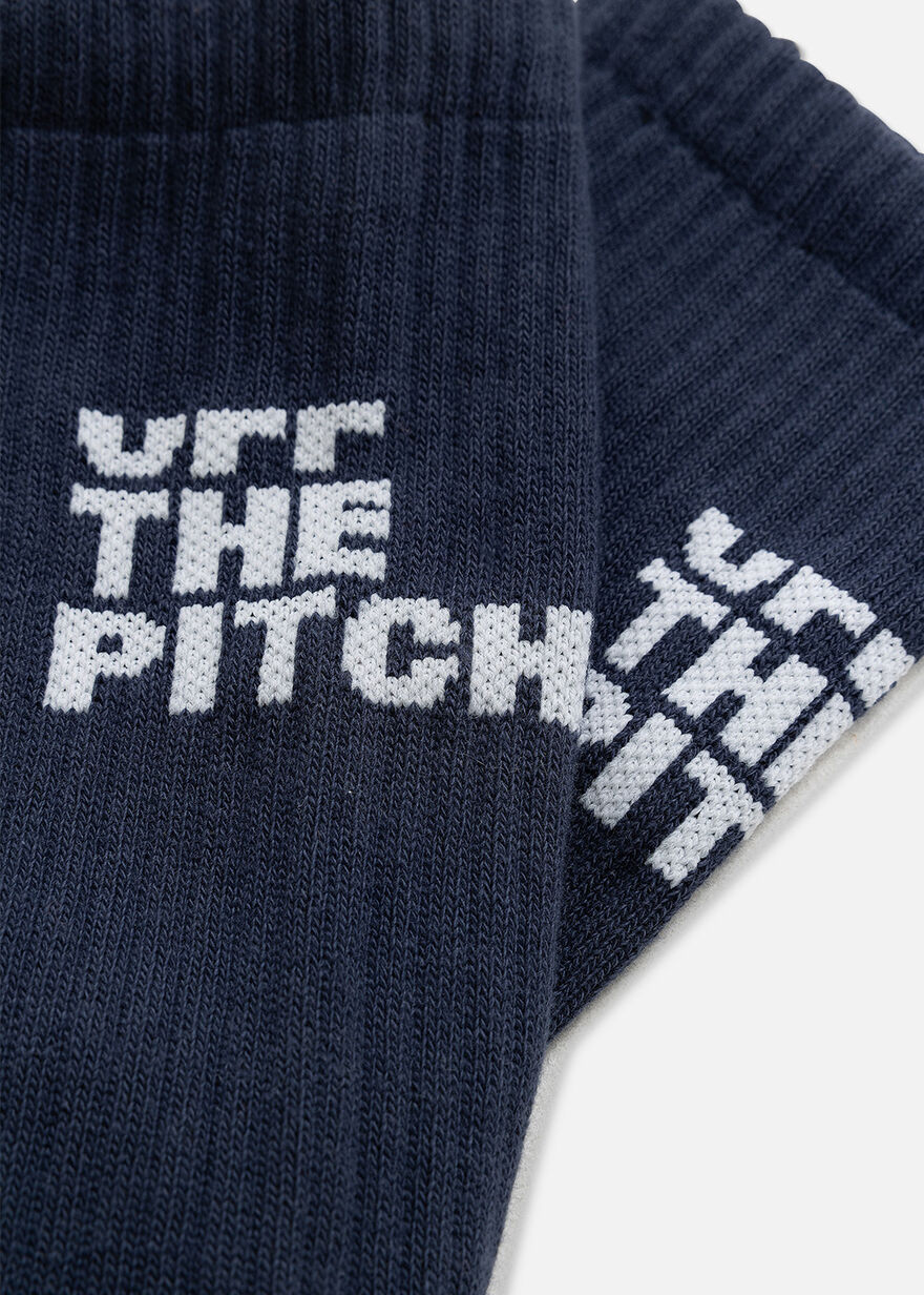 Off The Pitch Logo Sokken Heren Blauw