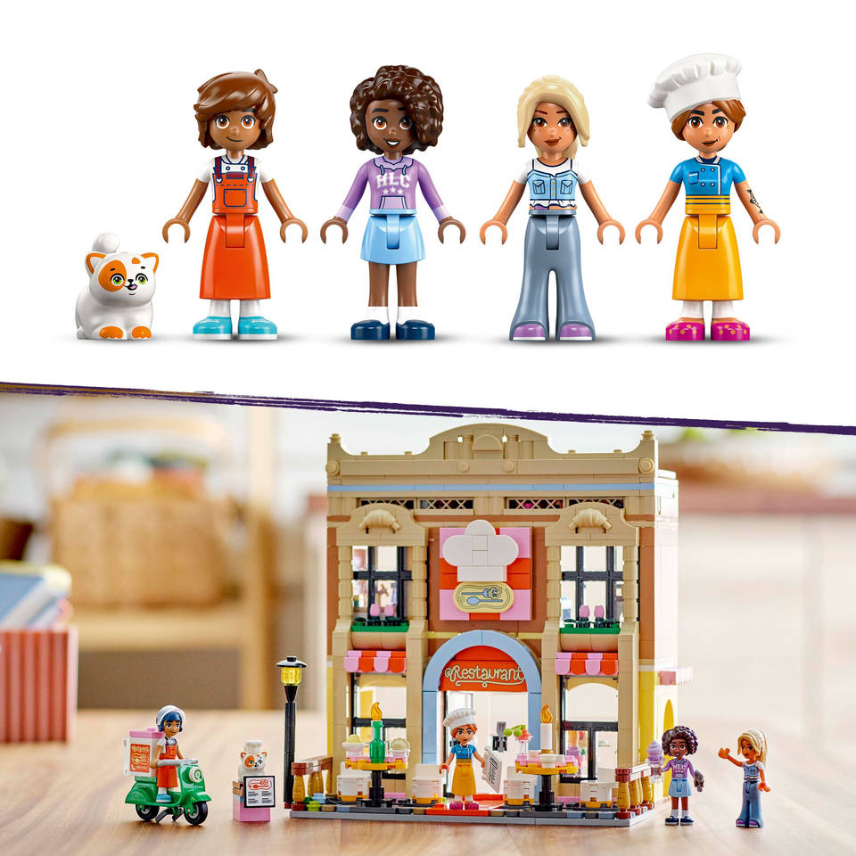 LEGO Friends restaurant en kookschool 42655