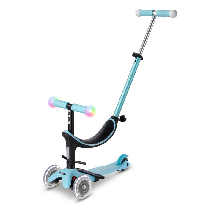 Micro Trottinette Mini 3en1 Revolution Deluxe Magic LED | Bleu