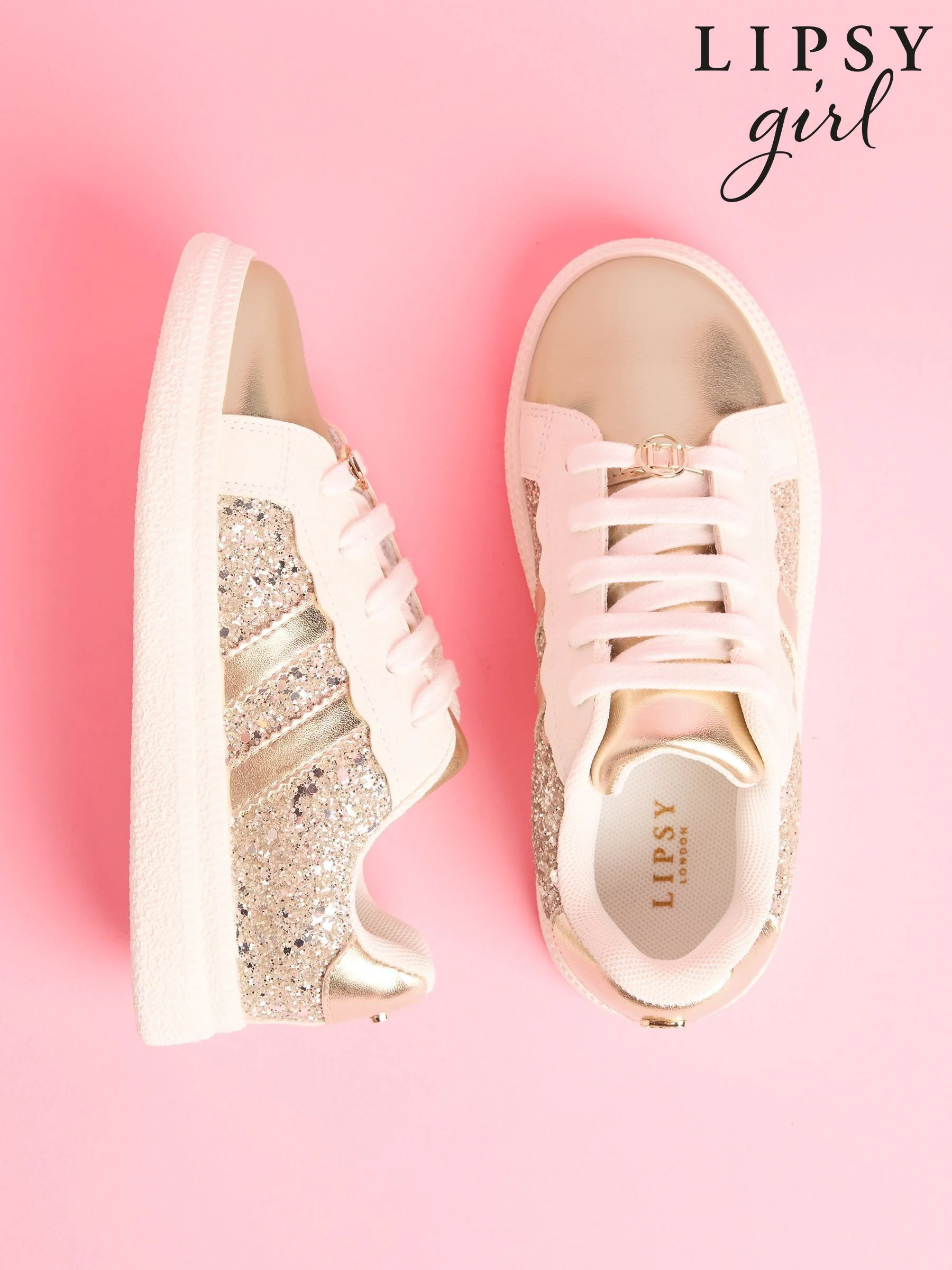 Goud stip detail - Lipsy Girls - Sportieve sneakers