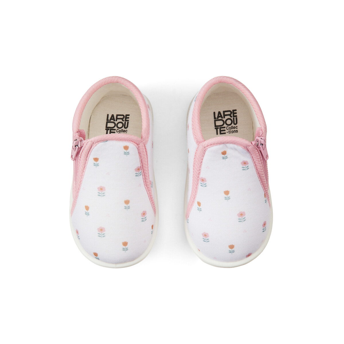 COLEÇÃO LA REDOUTE<br>Chinelo com zíper, estampa floral