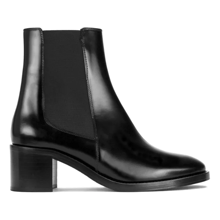 Rivecour Bottines Cuir Poli N°289 | Noir