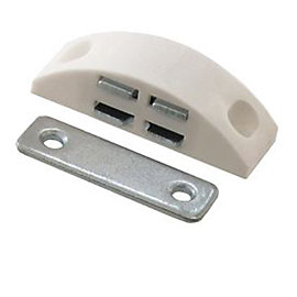 8 loqueteaux Blanc 4 kg entraxe 34