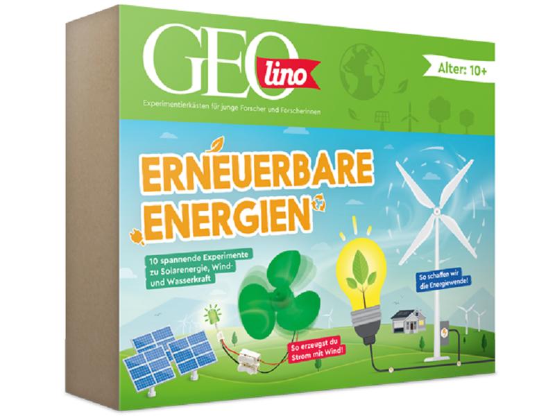 Franzis Experimentierkasten GEOLINO Erneuerbare Energien - Inspirierende Bauprojekte mit Elektronik für drinnen und draussen