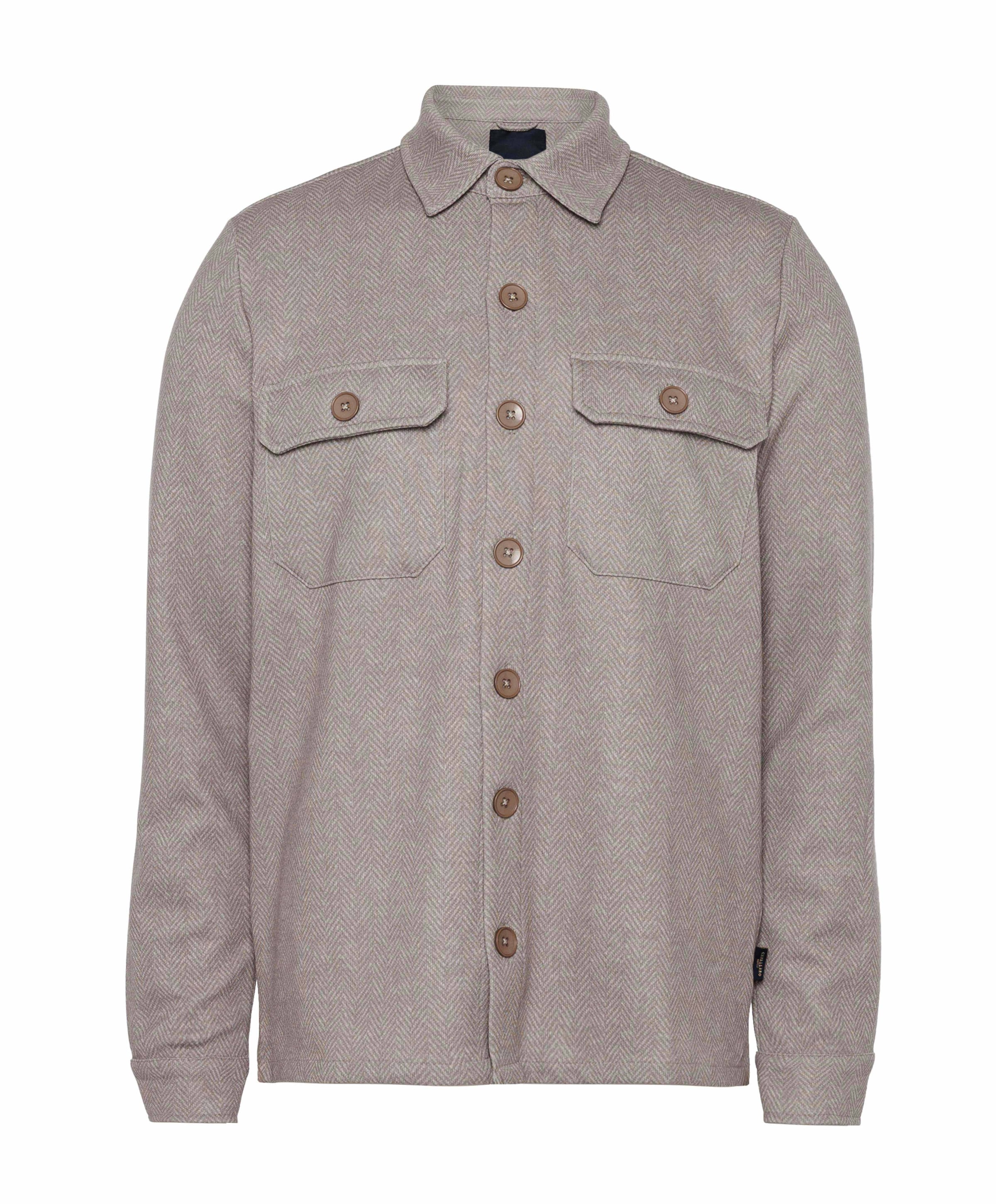 Cavallaro Napoli Heren overshirt beige