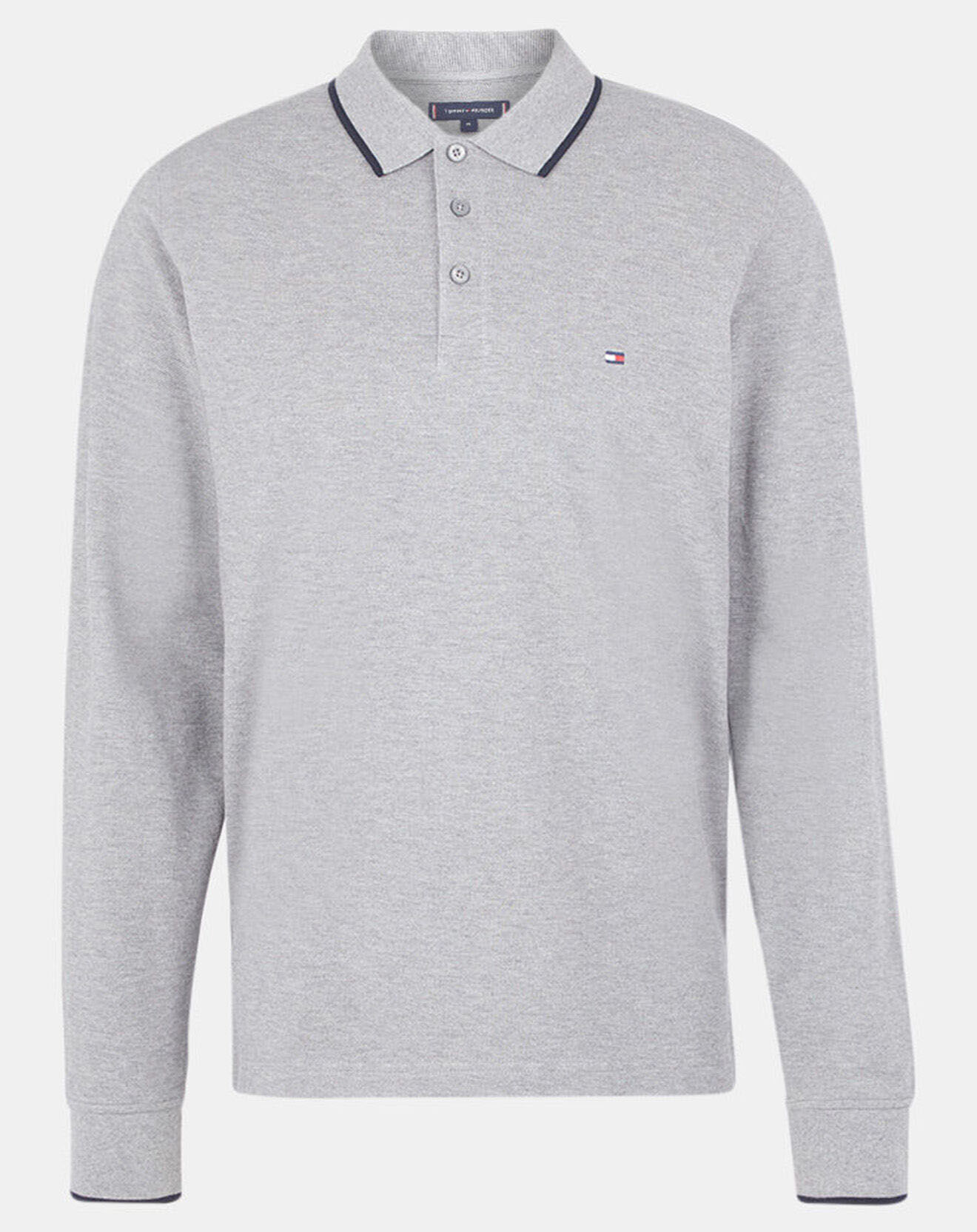 Tommy Hilfiger Polo Regular Basic Tipped gris