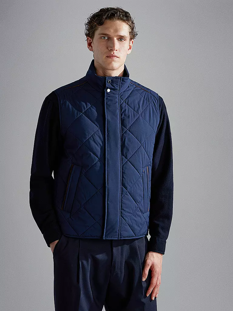 PAUL & SHARK Steppgilet  dunkelblau