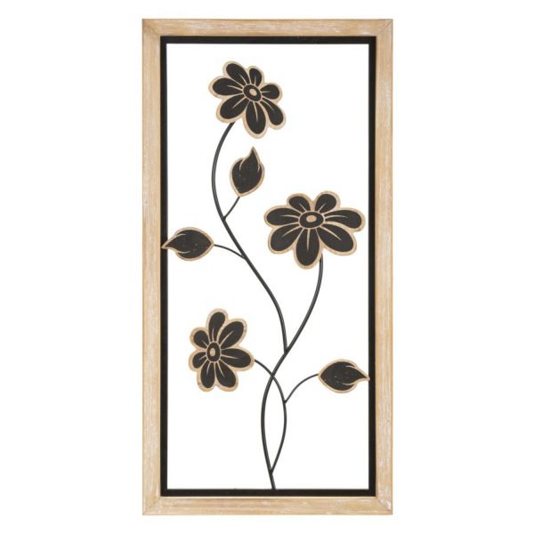 Mauro Ferretti Painel Ferro e Madeira Girish -b- cm 30X2,5X60 - 032360000B