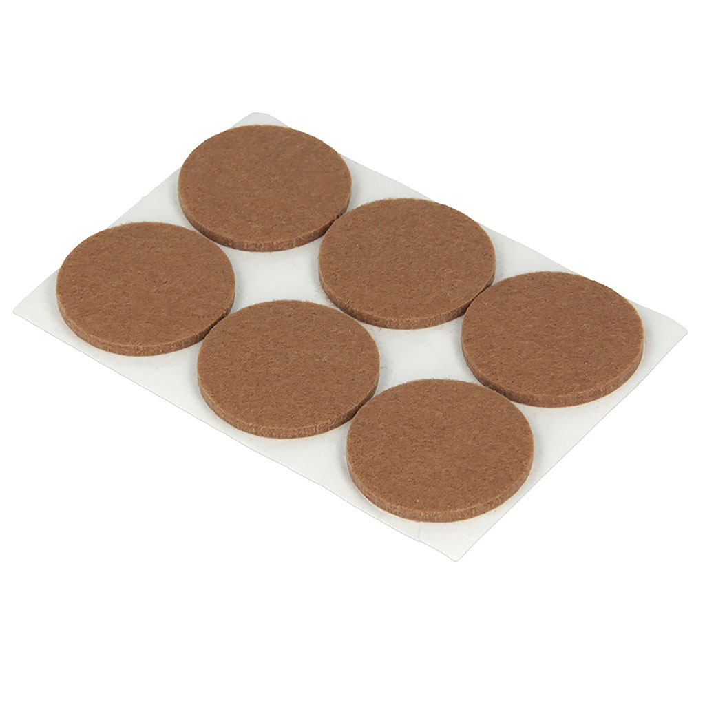 Lot de 6 rondelles feutrine D 33mm