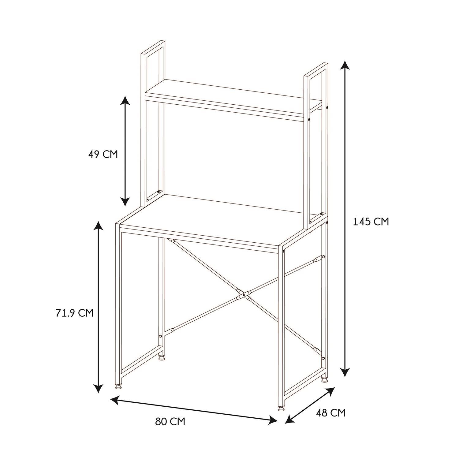BUREAU ETAGERE STAN
