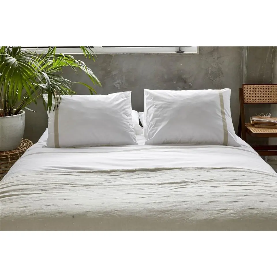 Walra - Dekbedovertrek Timeless Chic - 240x220 cm - Wit