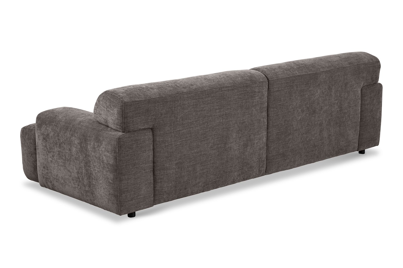 Bob 3-seter Tekstil City 85 Grey med sorte ben.