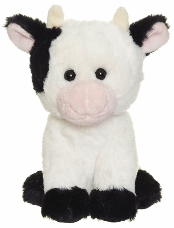 Teddy Farm Kosedyr 18 cm, Sittende Ku, Teddykompaniet