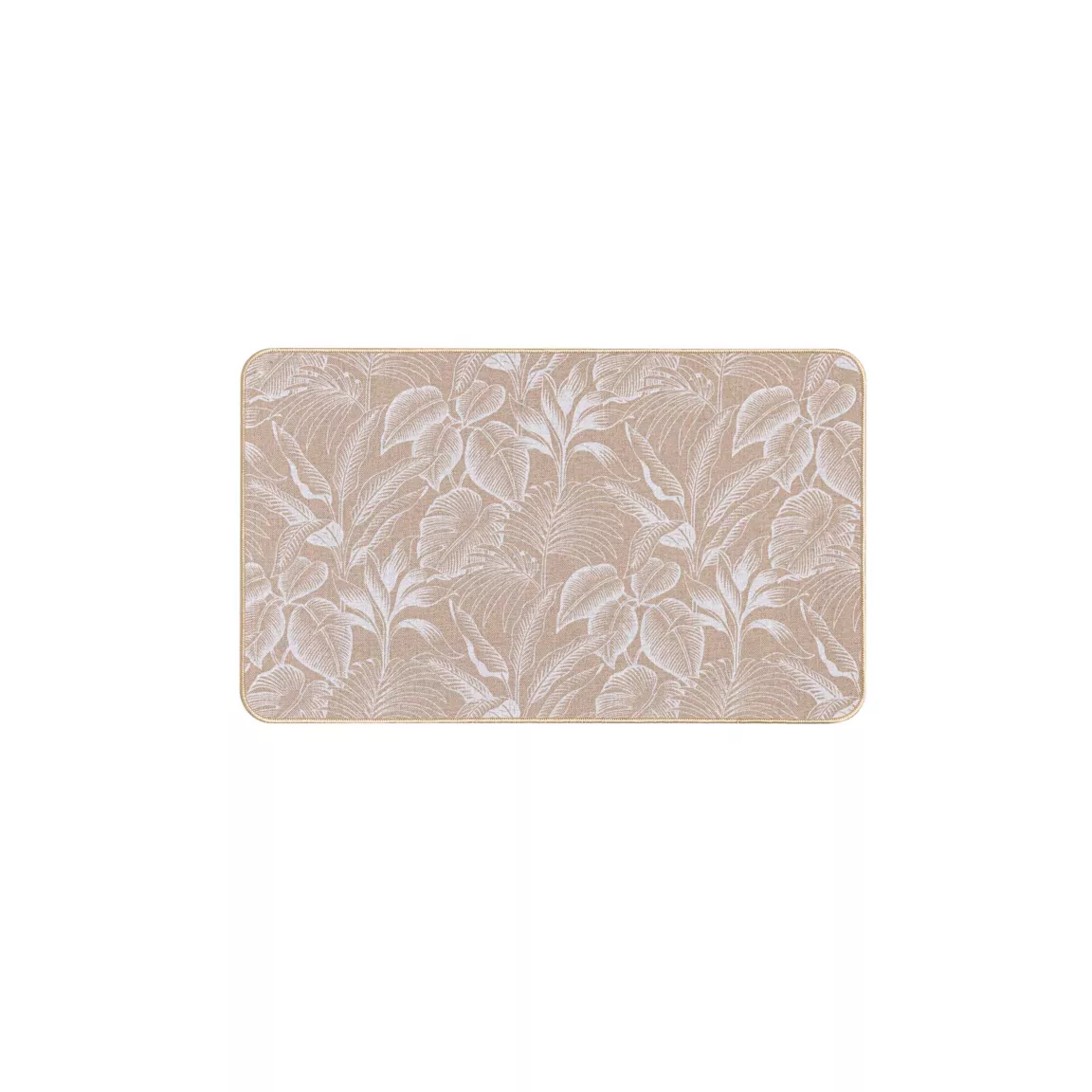 Tapis tissé antidérapant (45 x 75 cm) Stylis Blanc