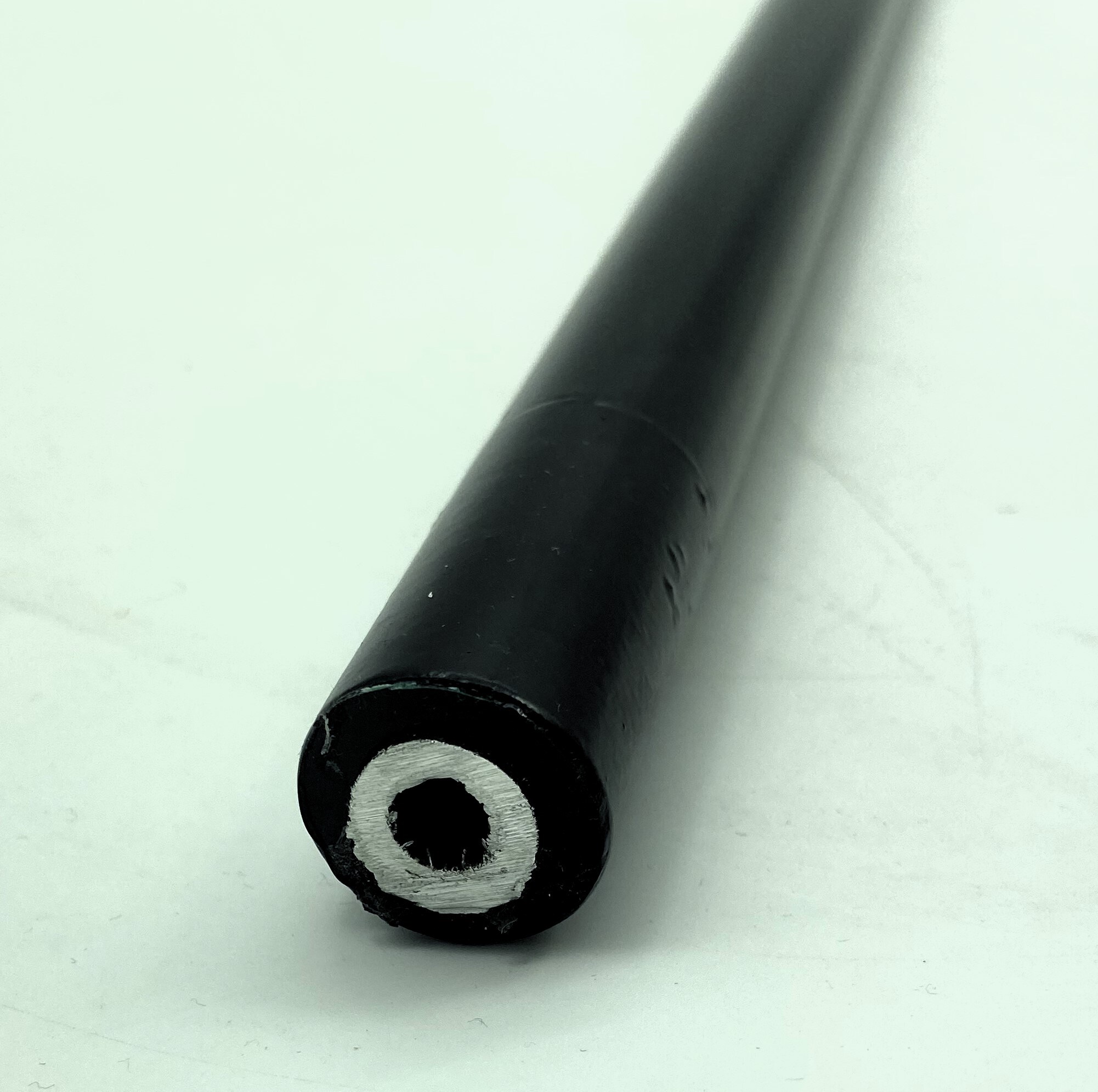 550mm verstärke Alu Sattelstütze schwarz Ø 25 bis 180kg