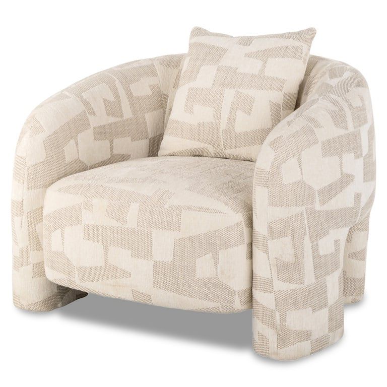 Fauteuil S4791 Beige Graffic Tuscany B102 x D94 x H75 cm