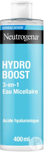 Neutrogena Hydro Boost Eau Micellaire Triple Action Visage Et Yeux Peaux Normales Et Mixtes 400ml