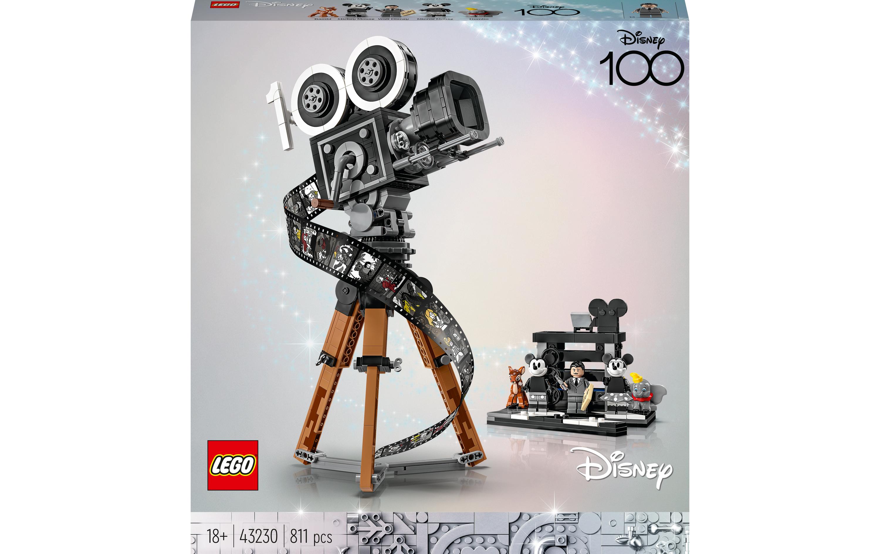 Disney Kamera – Hommage an Walt Disney 43230Nostalgie-Set zum Ausstellen mit vielen legendären Details