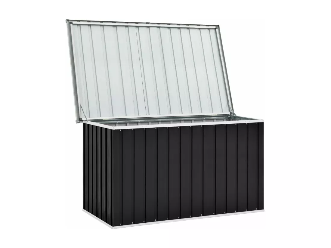 Boîte de rangement de jardin Anthracite 149x99x93 cm