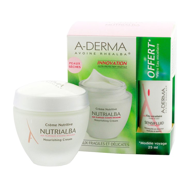 Crème nutritive Nutrialba 50ml & eau micellaire offerte 25ml