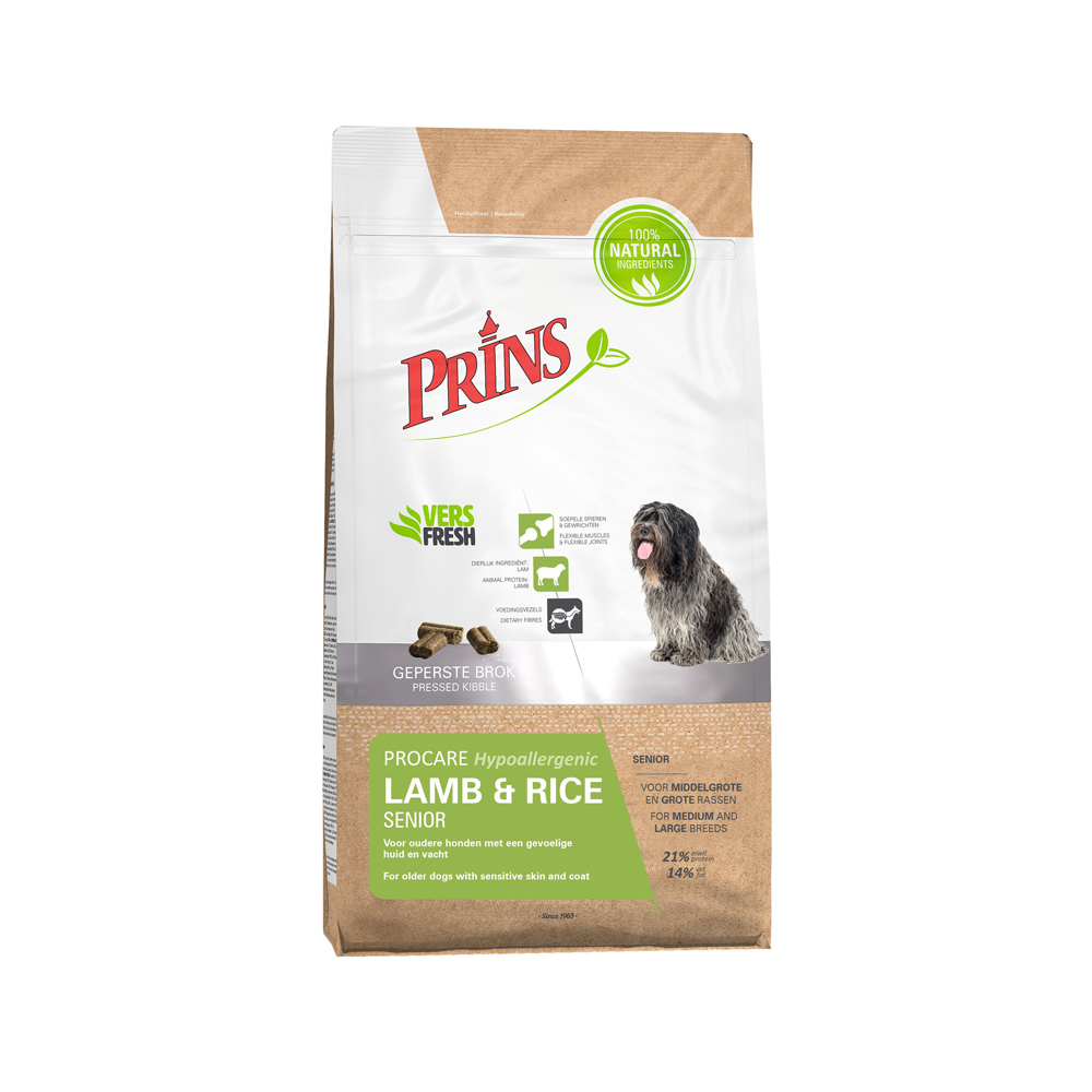 Prins ProCare Lamb & Rice Senior Hypoallergenic