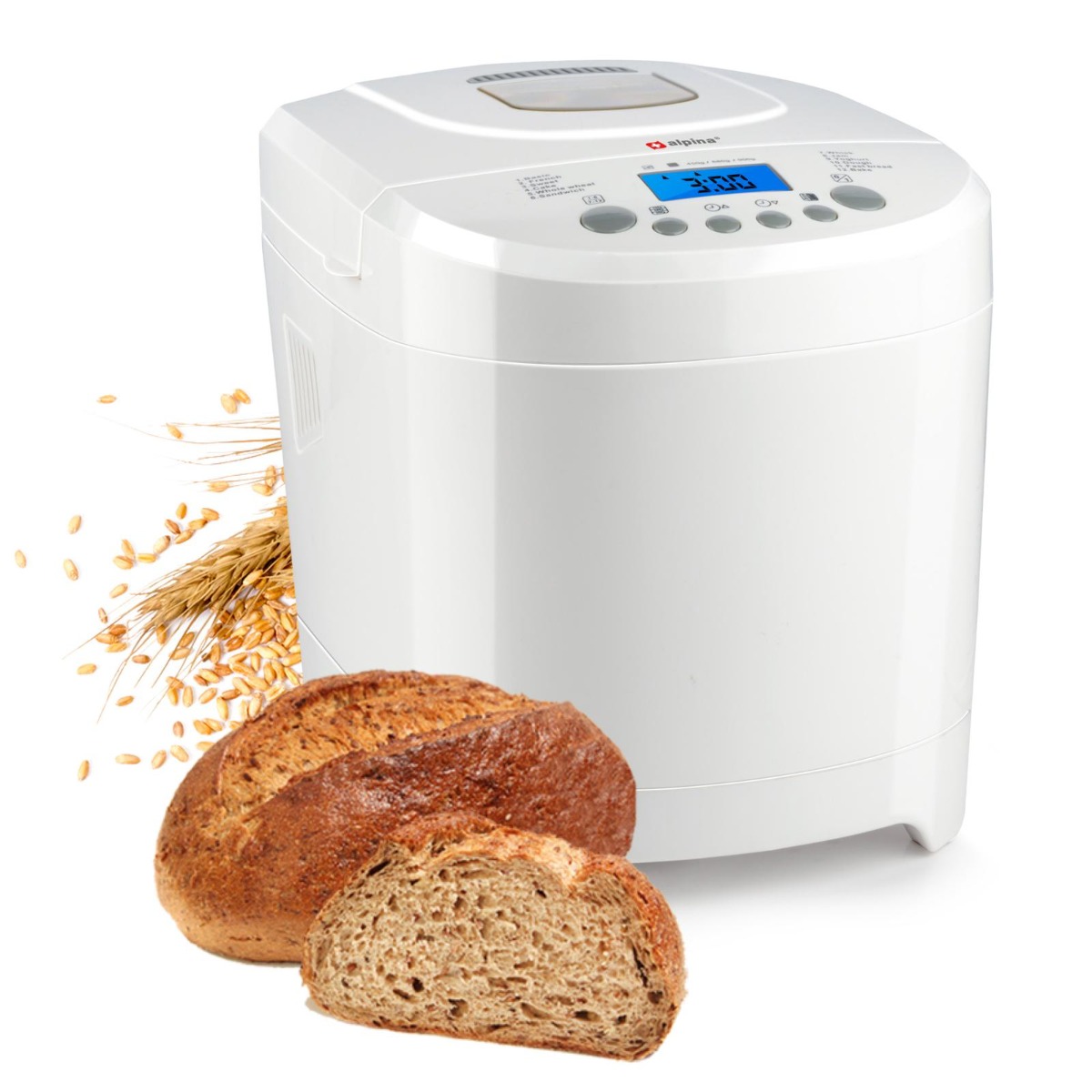 Alpina Broodbakmachine, 0.9kg, 600W