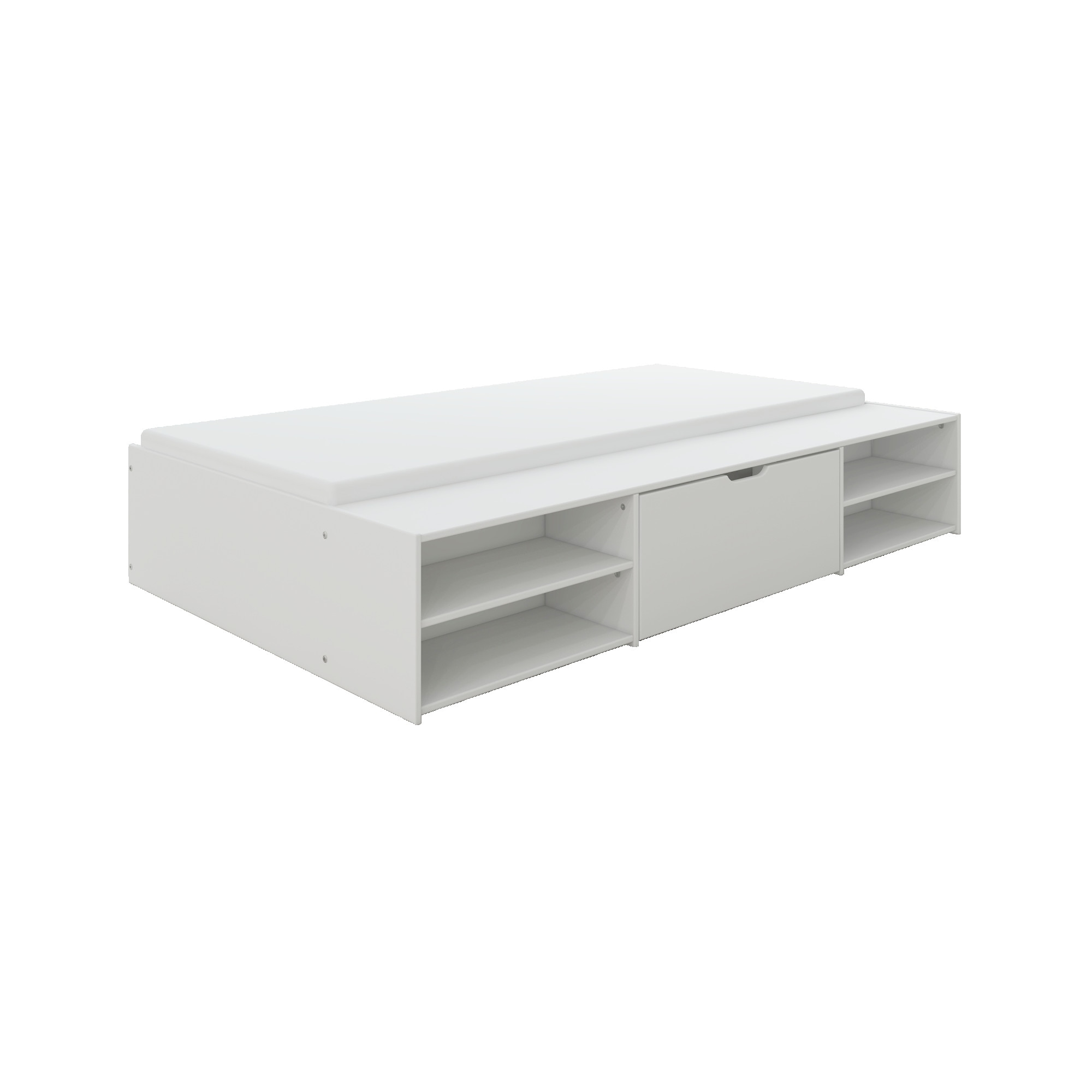 Home affaire Bett »Magdala« Breite/ Belastbarkeit: 120cm/200 KG, 90cm/ 100KG,  aus MDF, Breite Liegefläche 140 cm, Bettkasten optional