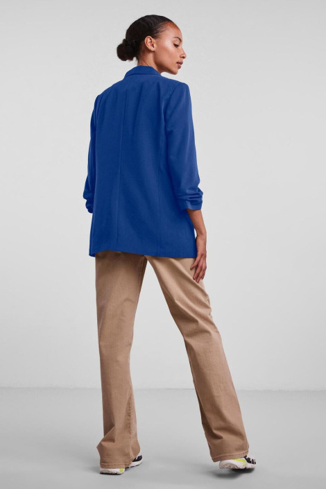 Pieces blauwe dames blazer