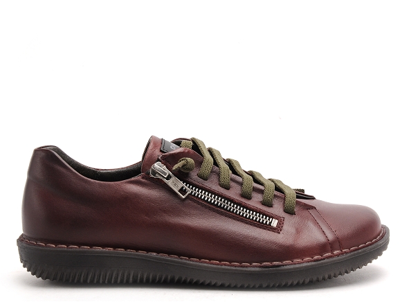 Chacal boots bottine plates femme 6002 bordeaux