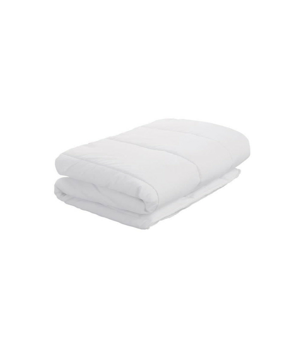 Couette légere en microfibre - 240 x 260 cm - blanc