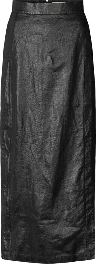 Rabens Saloner Glazed skirt - Naline Black
