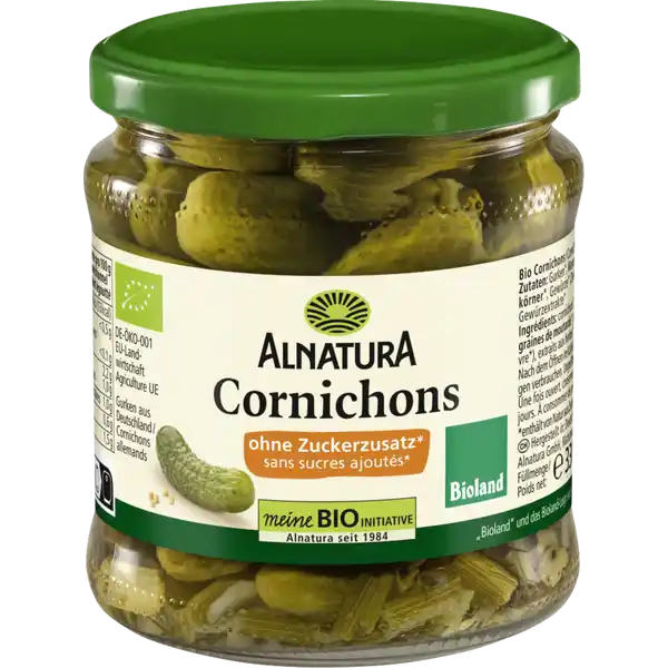 Bio Cornichons ungesüßt Bioland