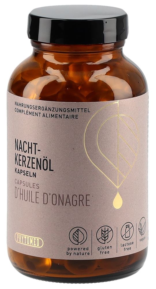 PHYTOMED Nachtkerzenöl<br>200 Stück, Glas, Kapsel