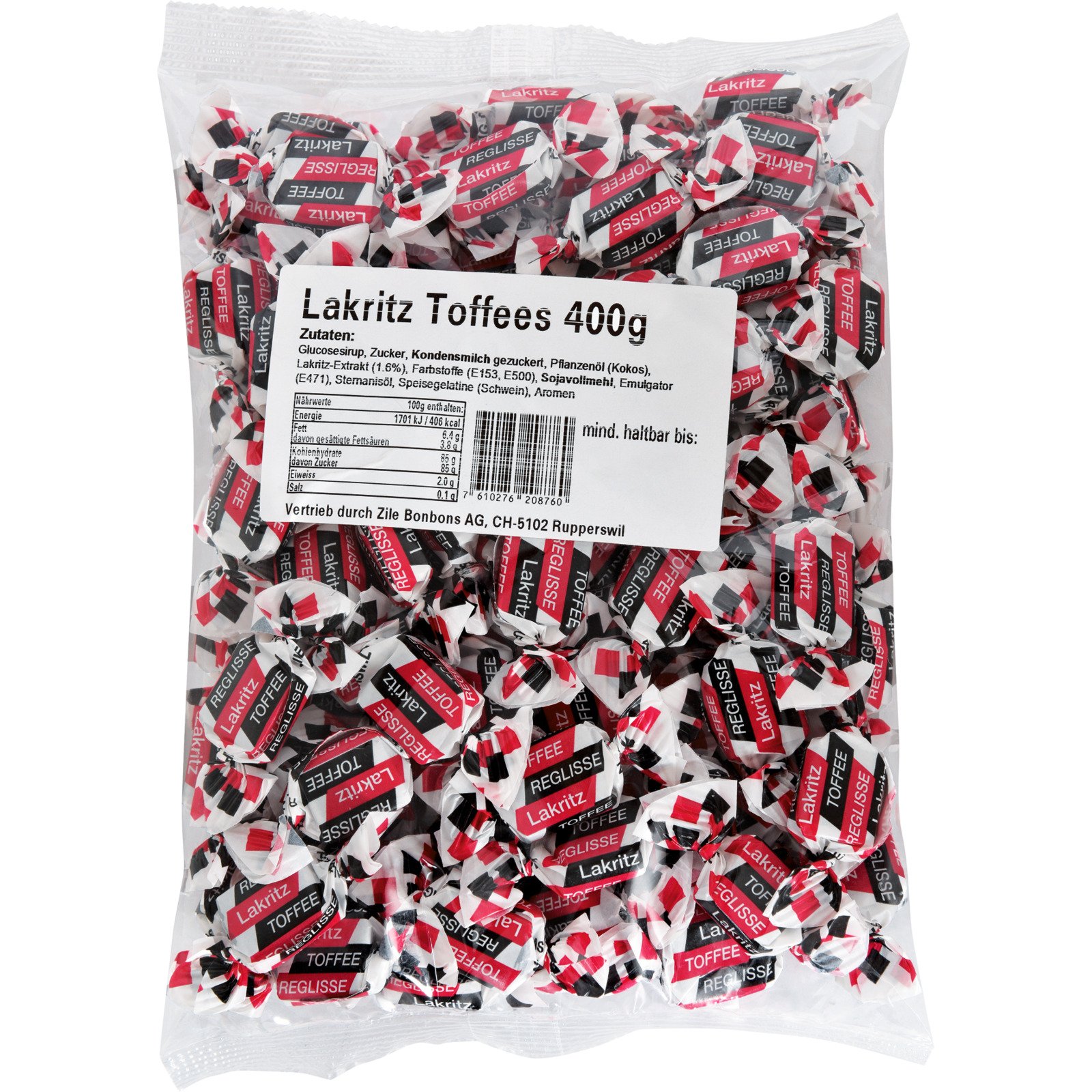 Zile Lakritz Toffee 400 g