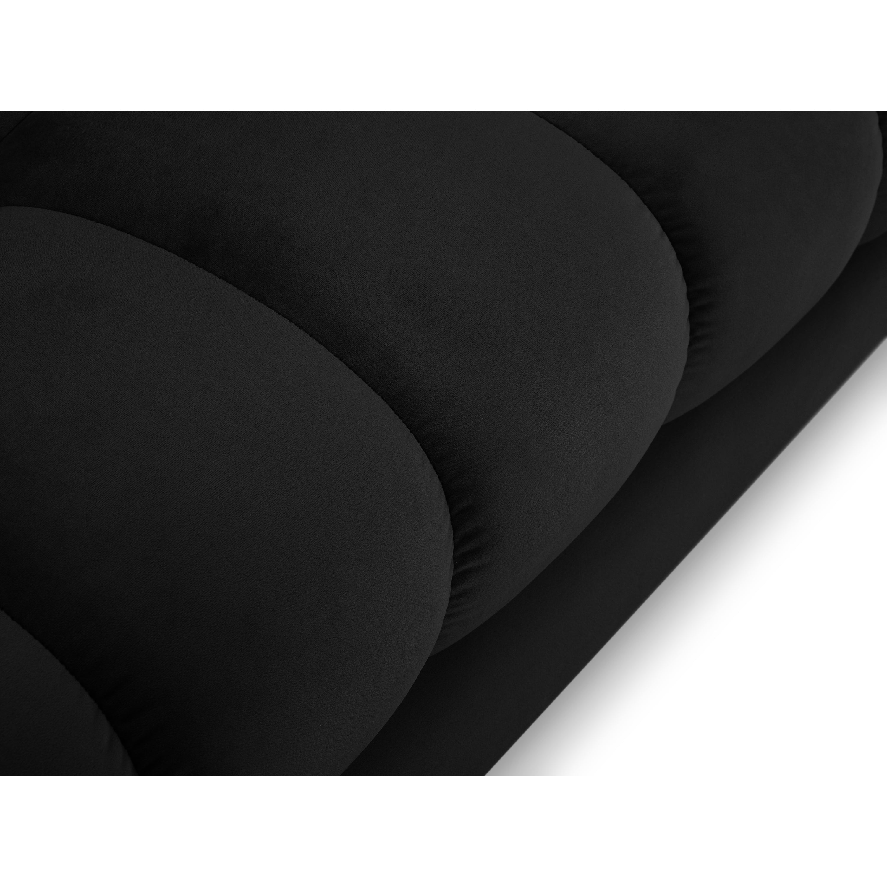 Cosmopolitan Design Bali U-bank - Zwart / Goud