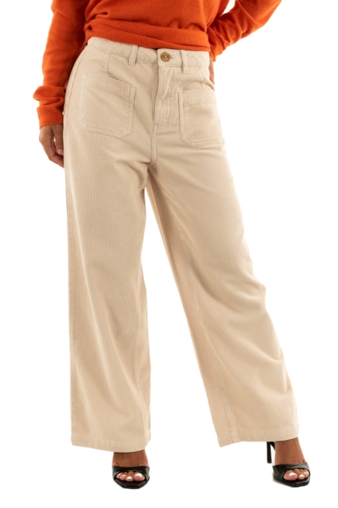 Pantalons lola espeleta pa021w24 058 sable
