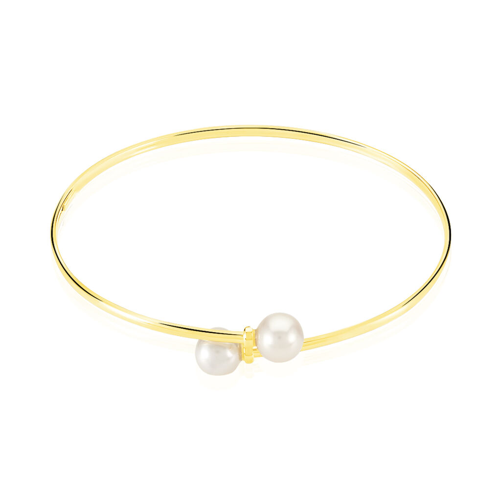 Bracelet Jonc Sammy Or Jaune Perle De Culture