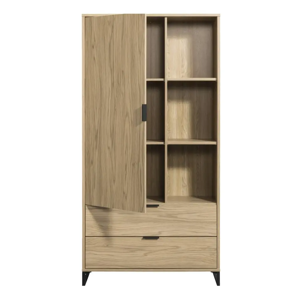 Wandkast Lucca - eikenkleur - 190x95x40 cm