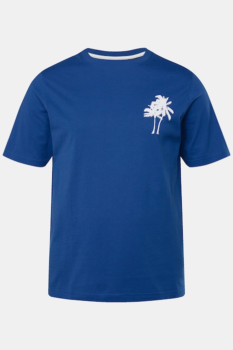Men+ T-Shirt, Halbarm, Palmen Print, bis 84/86