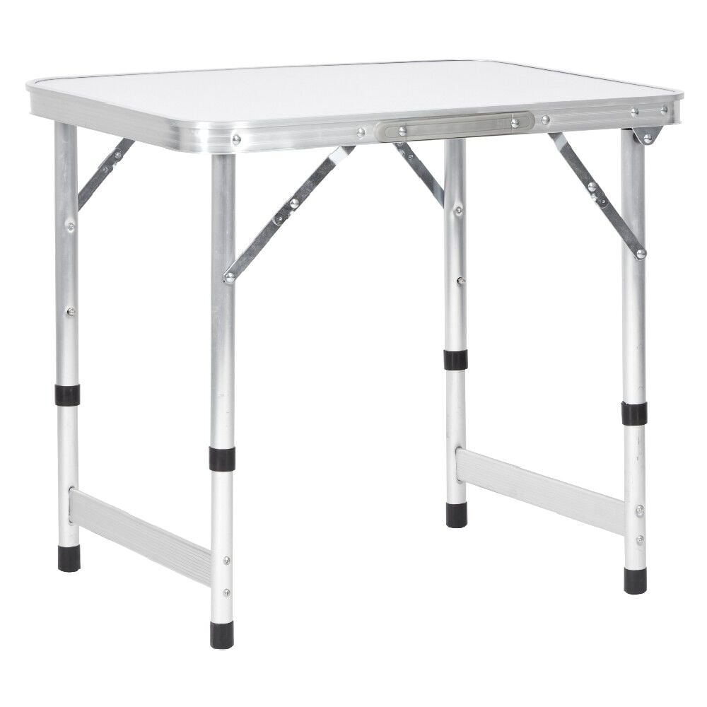 Table de camping pliable avec pieds ajustables H.45 à 60 cm