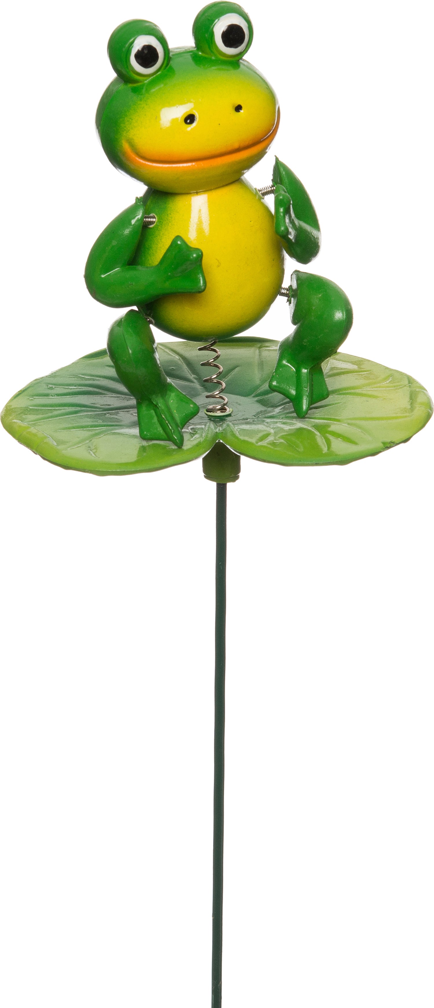 Intratuin tuinsteker kikker groen 9,5 x 9 x 70 cm