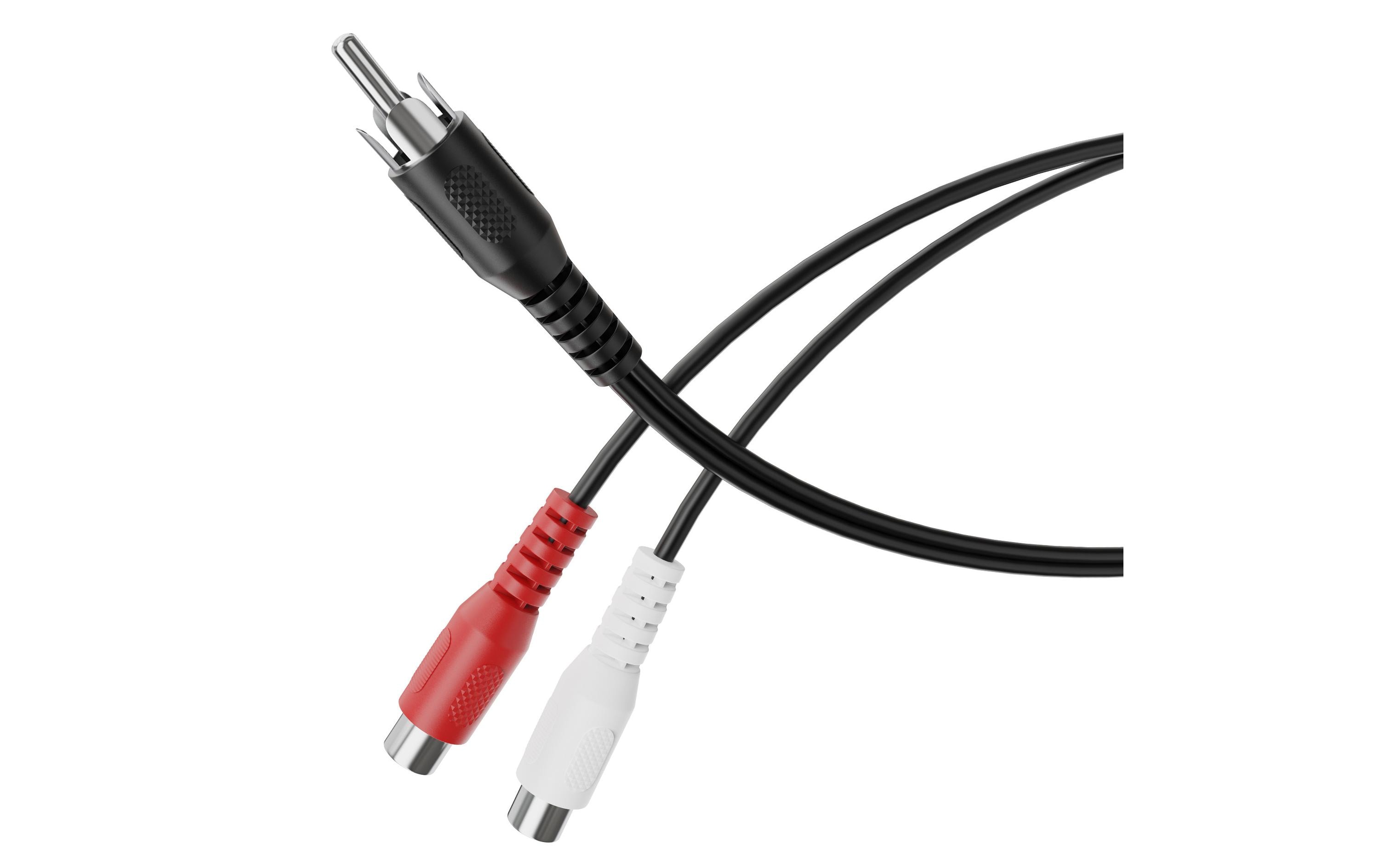 Audio-Adapter Cinch - CinchAudio Adapter Cinch Stecker auf 2x Cinch Buchse