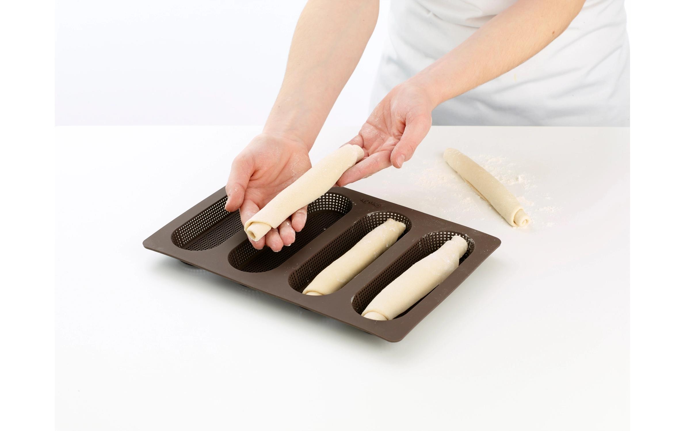 Backformen-Set Silikon, BraunBrot- und Baguetteback-Set